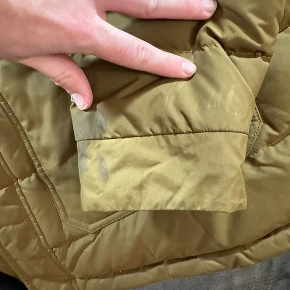 The North Face 550 Puffer Jacket Men's XL Brown Goose Down Pockets Utility Ski - Picture 15 of 15